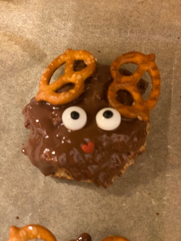 Lebkuchen Rentier mit Rezept vom Blog nachhaltigerundgenuss.com
