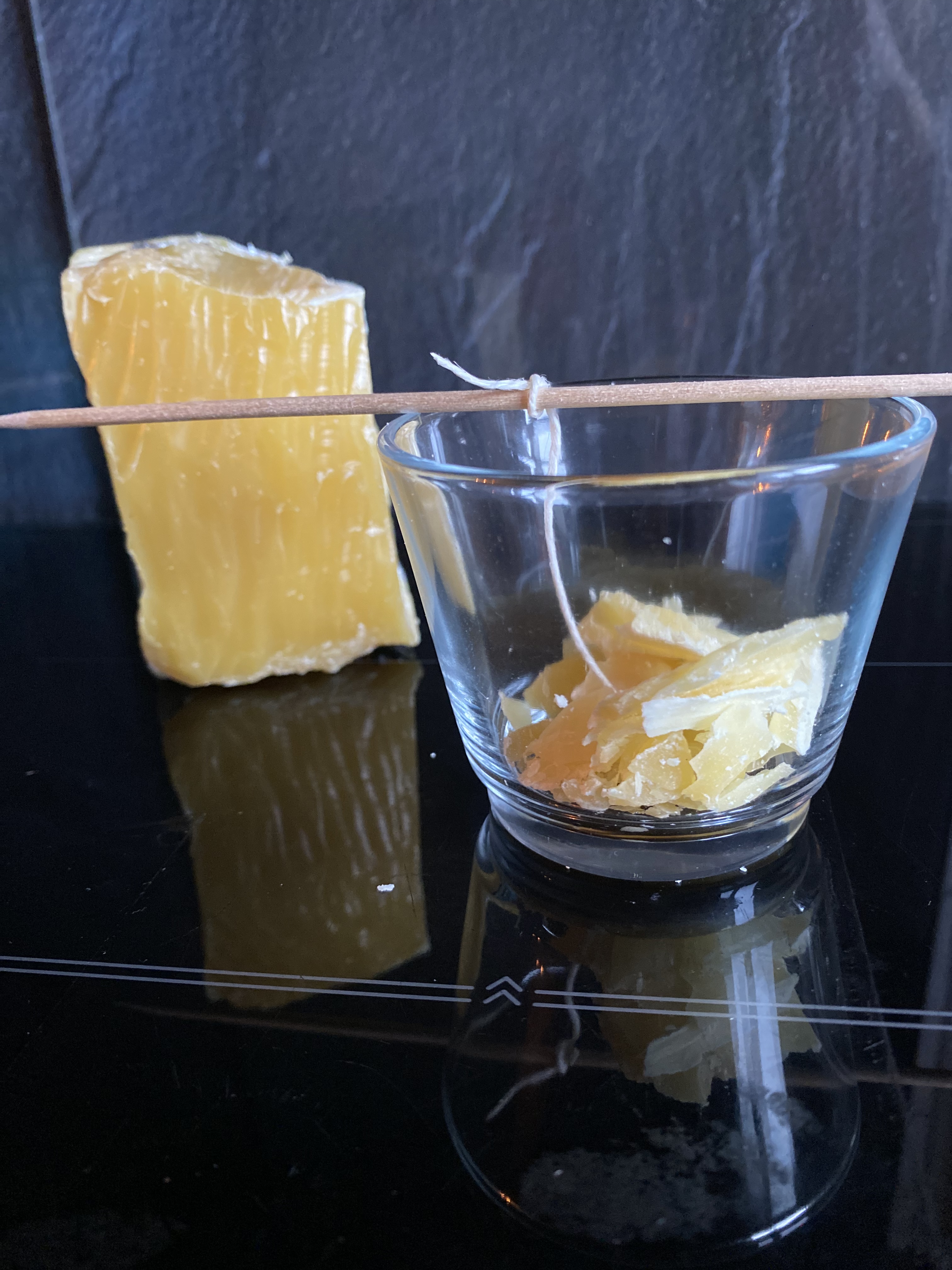 Bienenwachs nachhaltiges Teelicht DIY Anleitung