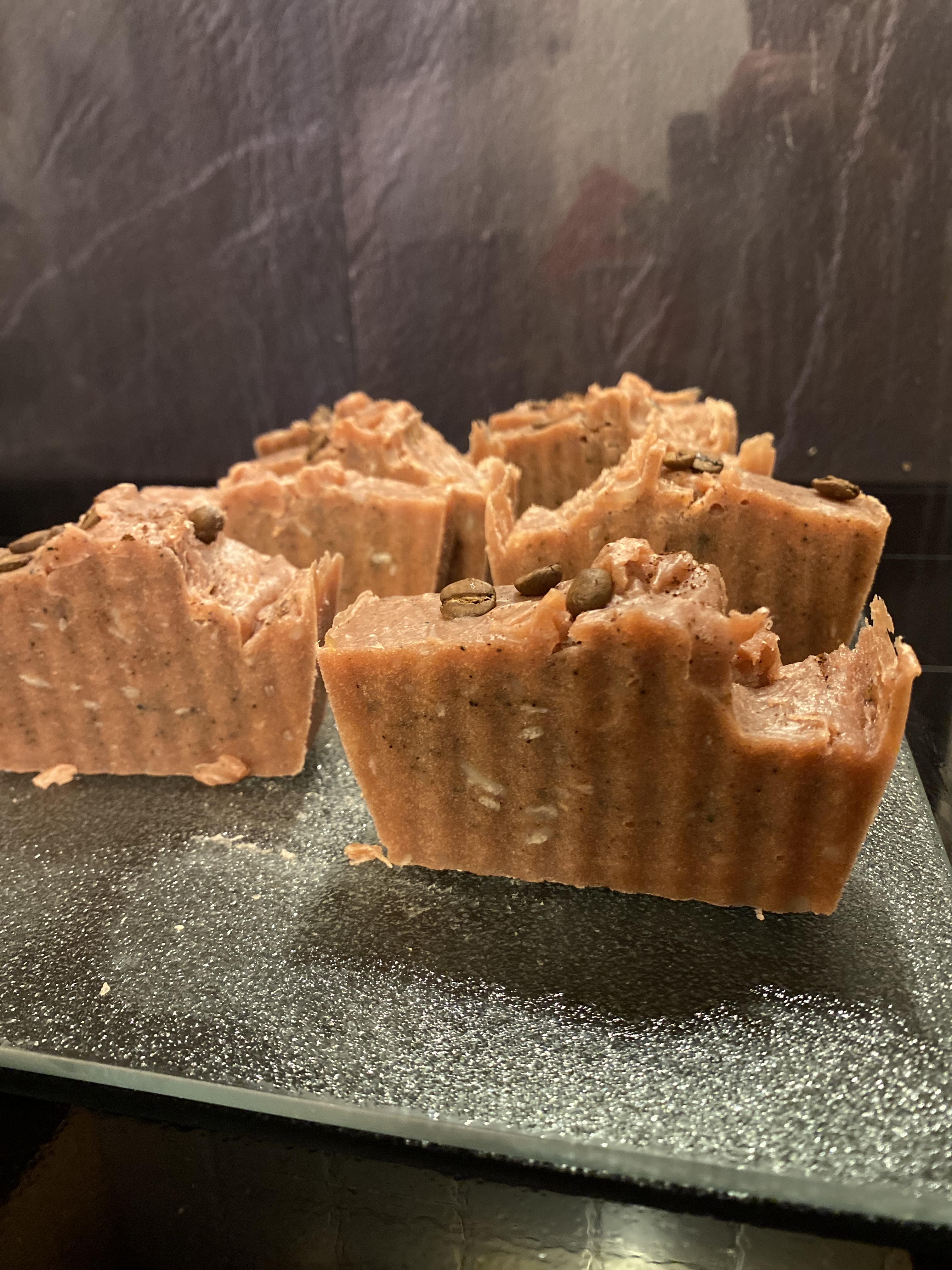 Natur Kaffeeseife mit Peelingeffekt