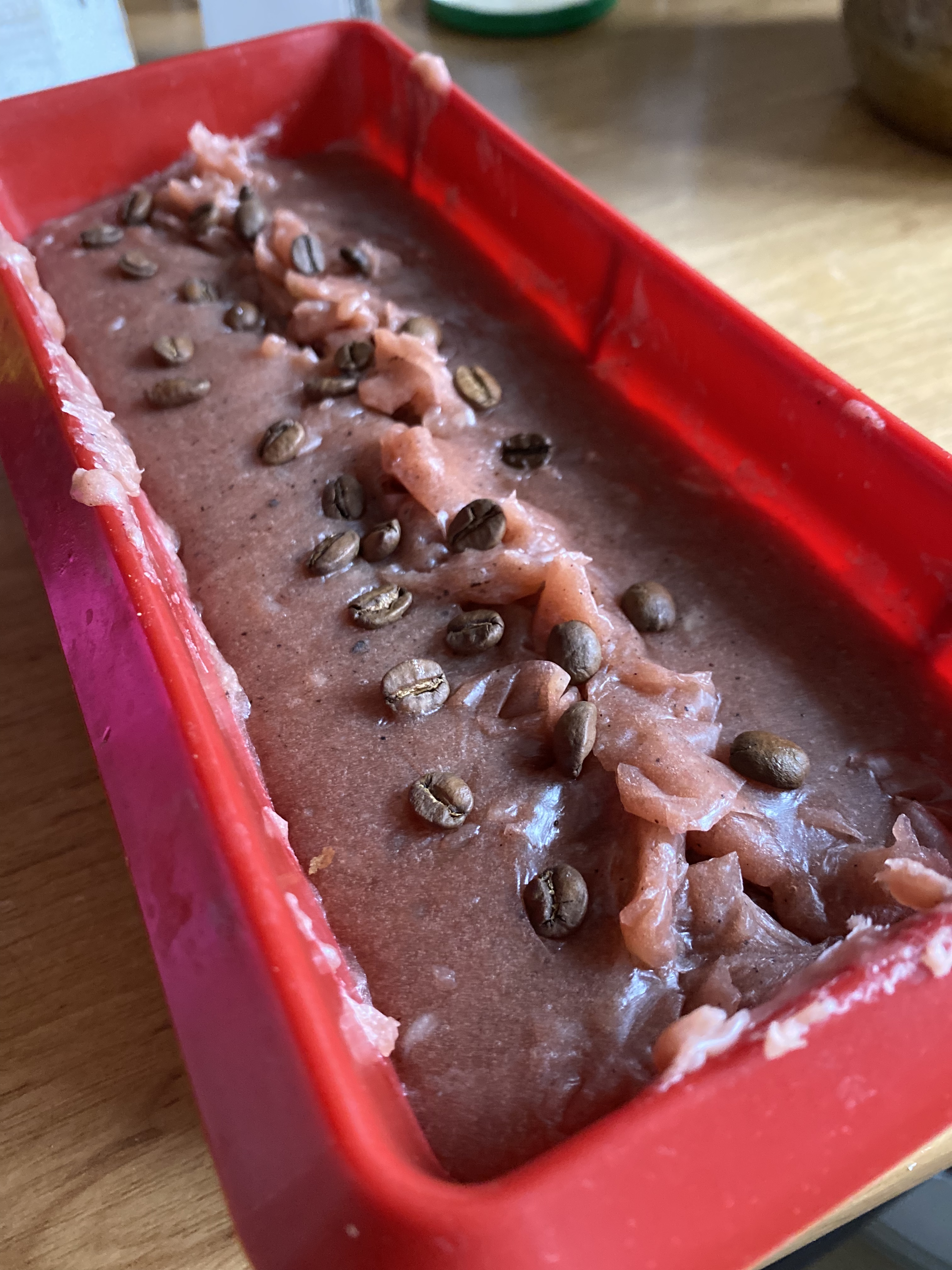 Handgesiedete Kaffeeseife