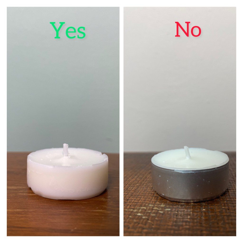 Nachhaltige Öko Teelichter ohne Alu Hülle auf Blog für nachhaltigen Lifestyle und bewussten Genuss