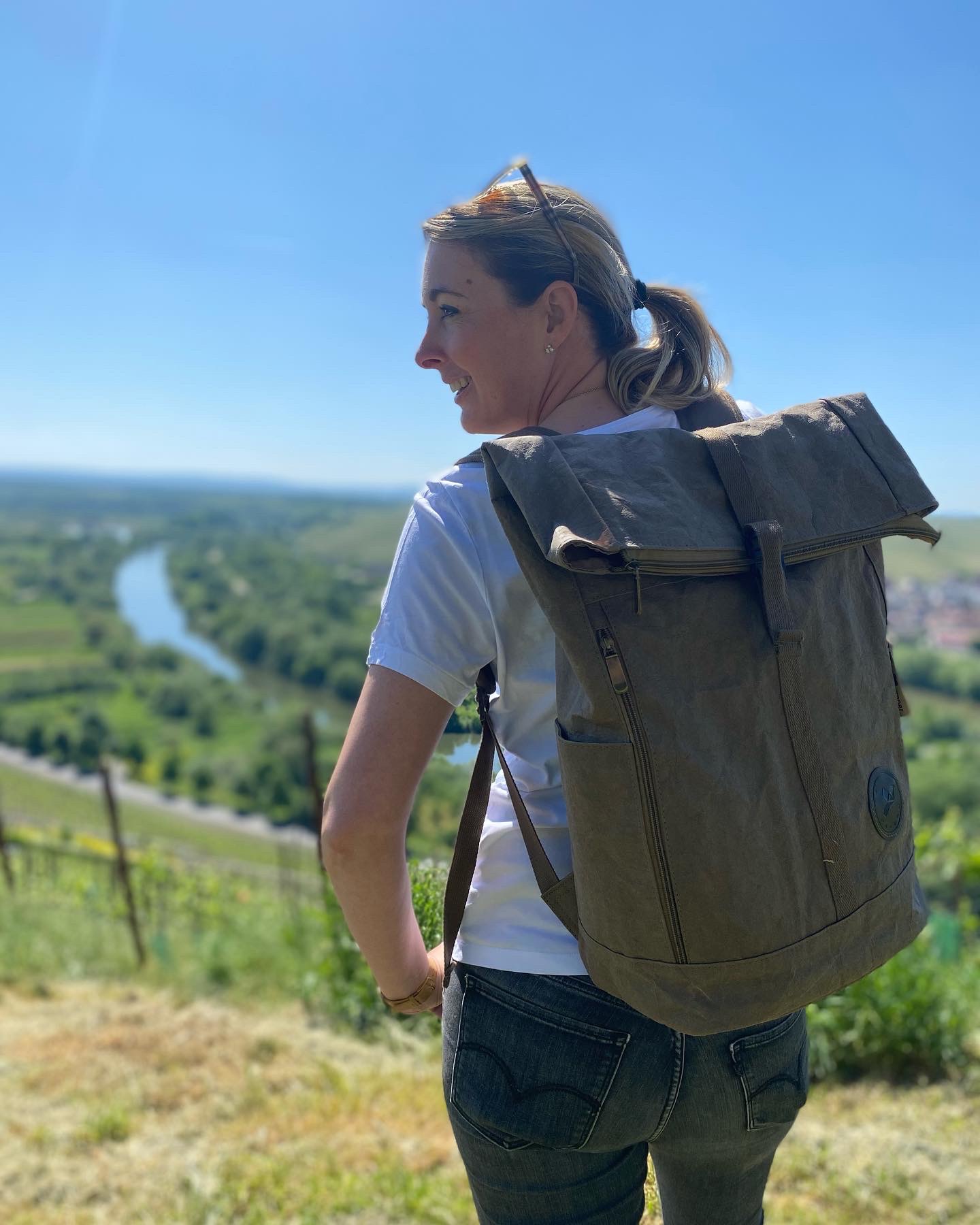 Ein cooler Rucksack aus Papier. Nachhaltig und stylisch dabei super funktionell. Papero macht es möglich. Präsentiert von Anna-Lena Tacke