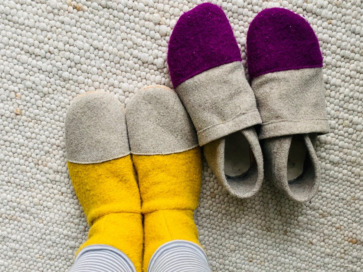 Hausschuhe aus nachhaltigem Wollfilz &&nbsp;-walk