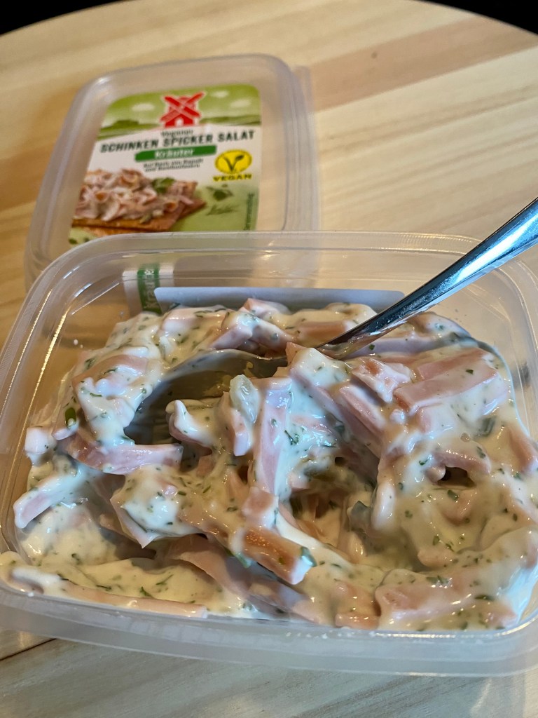 Schinken Spicker Fleischsalat vegan von Ruegenwalder im Test