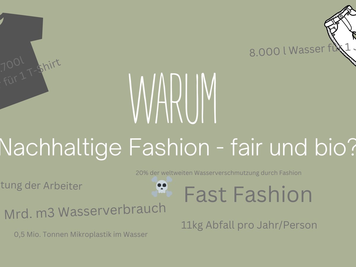 Warum nachhaltige Fashion – Fair &&nbsp;Bio?