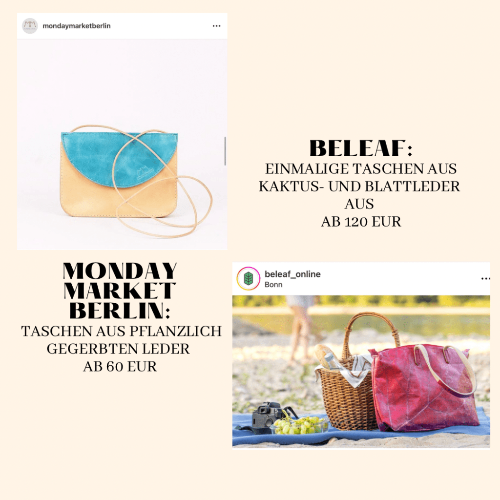 Nachhaltige Handtaschen, 17 faire Marken wie Beleaf und Monday Market Berlin