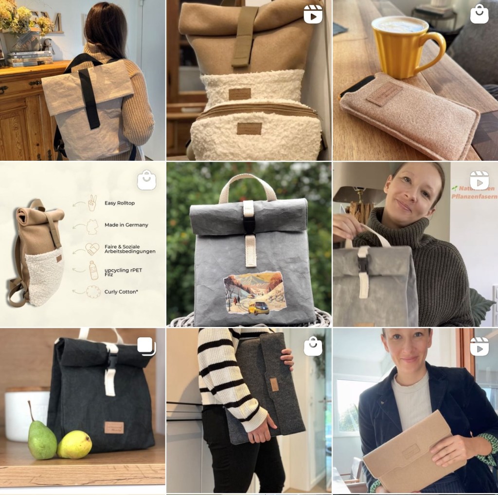 Nachhaltige umweltfreundliche Lifestyleprodukte