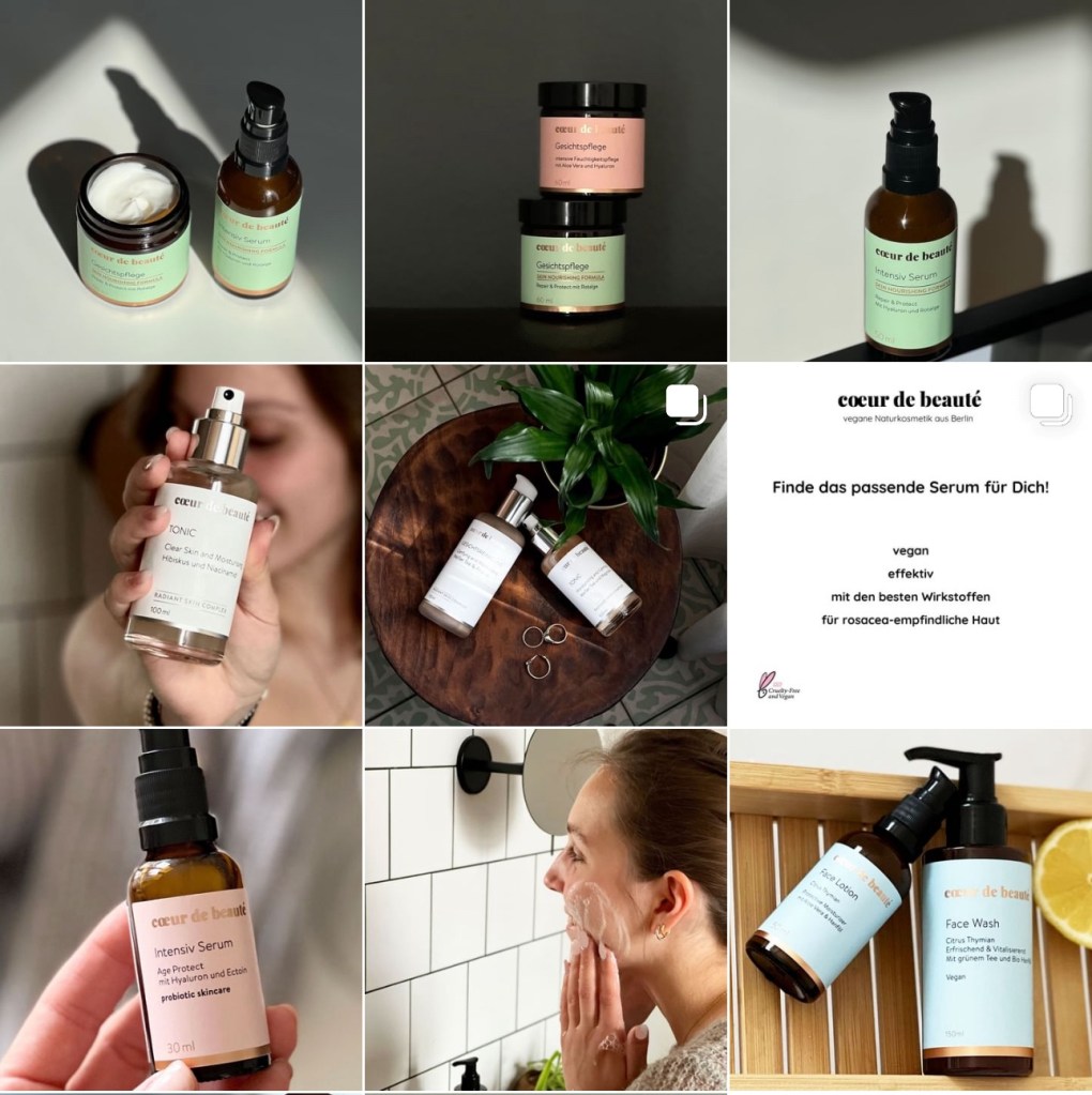 Coeur de beaute, hochwirksame Naturkosmetik mit kaltgepressen Ölen